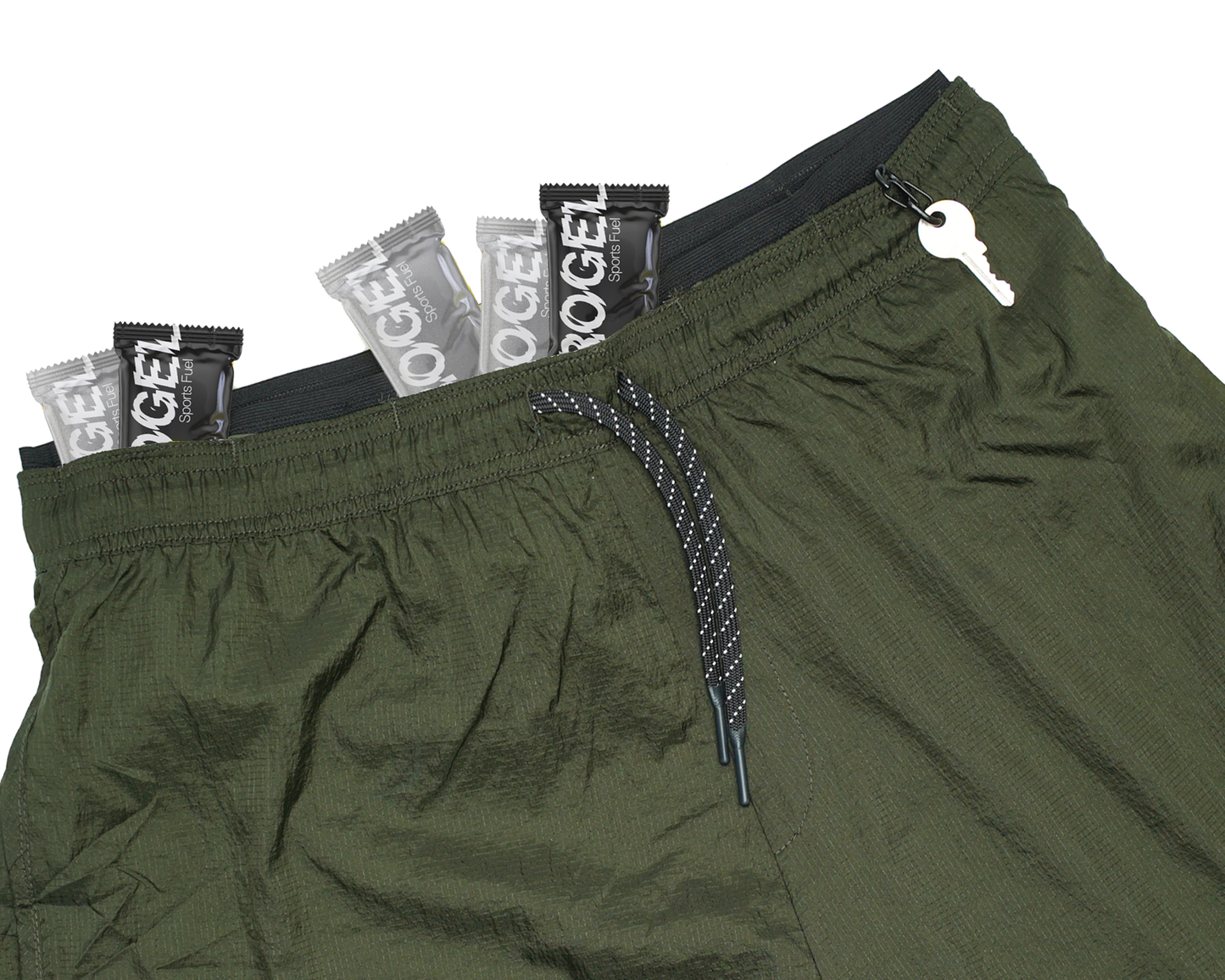 CrossHatch Running Shorts